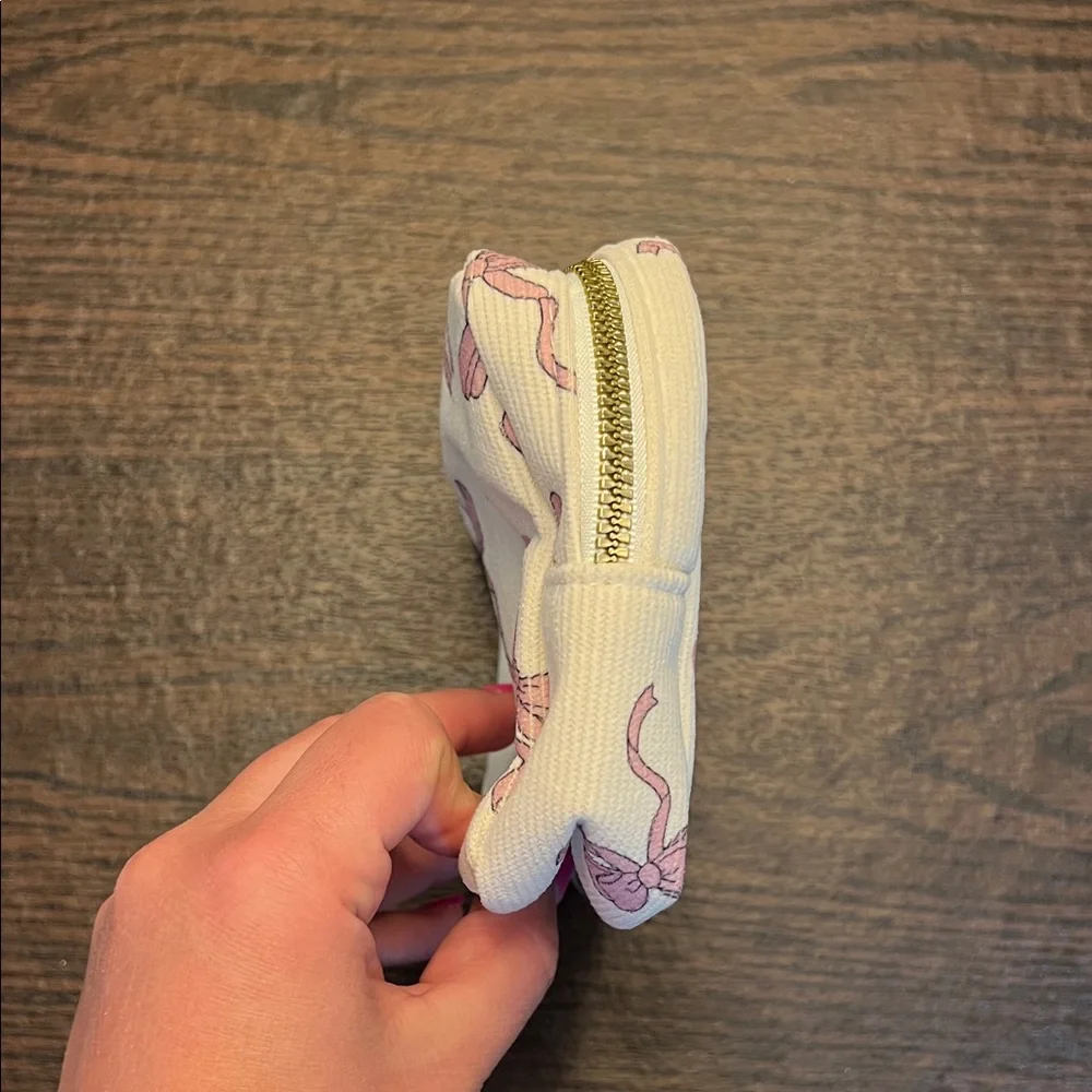Pink Bow Pattern Kids Pouch